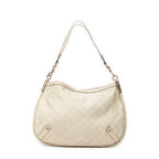 Shoulder Bag Medium Britt Ivory Guccissima Leather