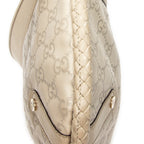 Shoulder Bag Medium Britt Ivory Guccissima Leather