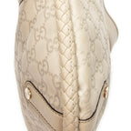 Shoulder Bag Medium Britt Ivory Guccissima Leather
