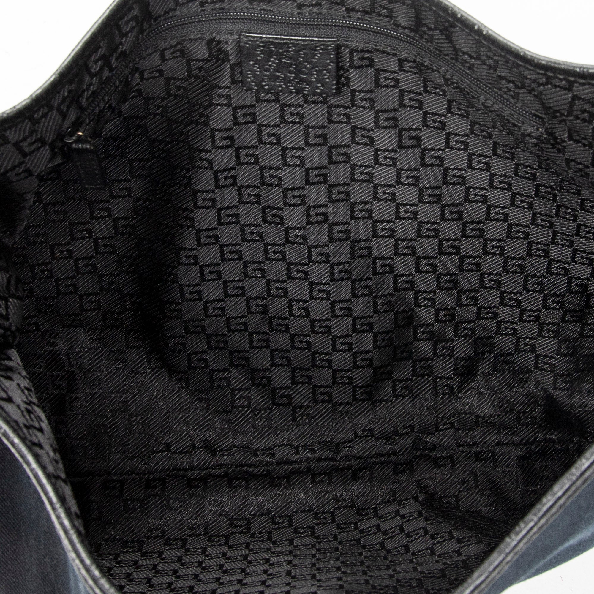 Shoulder Bag Bamboo Jackie Hobo Black Canvas