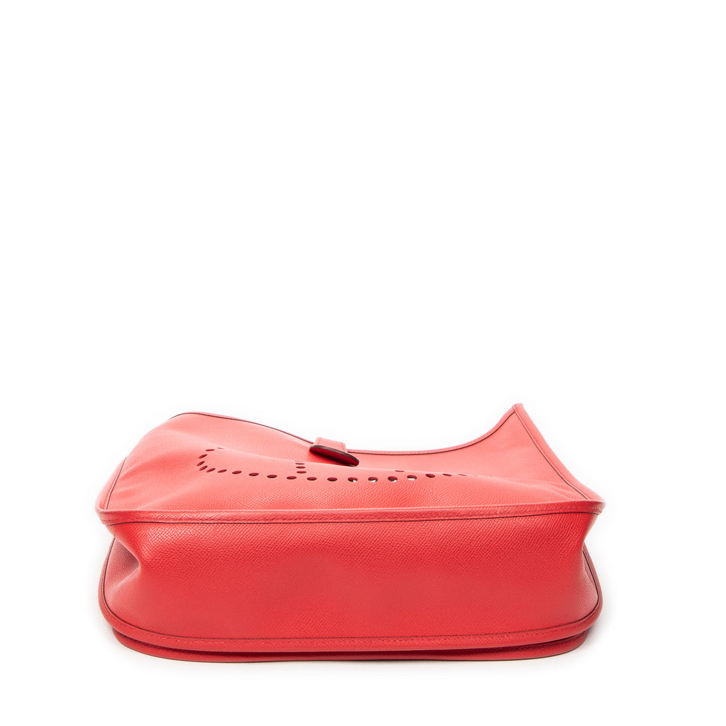 Shoulder Bag Evelyne III GM Rouge Pivoine Epsom Leather