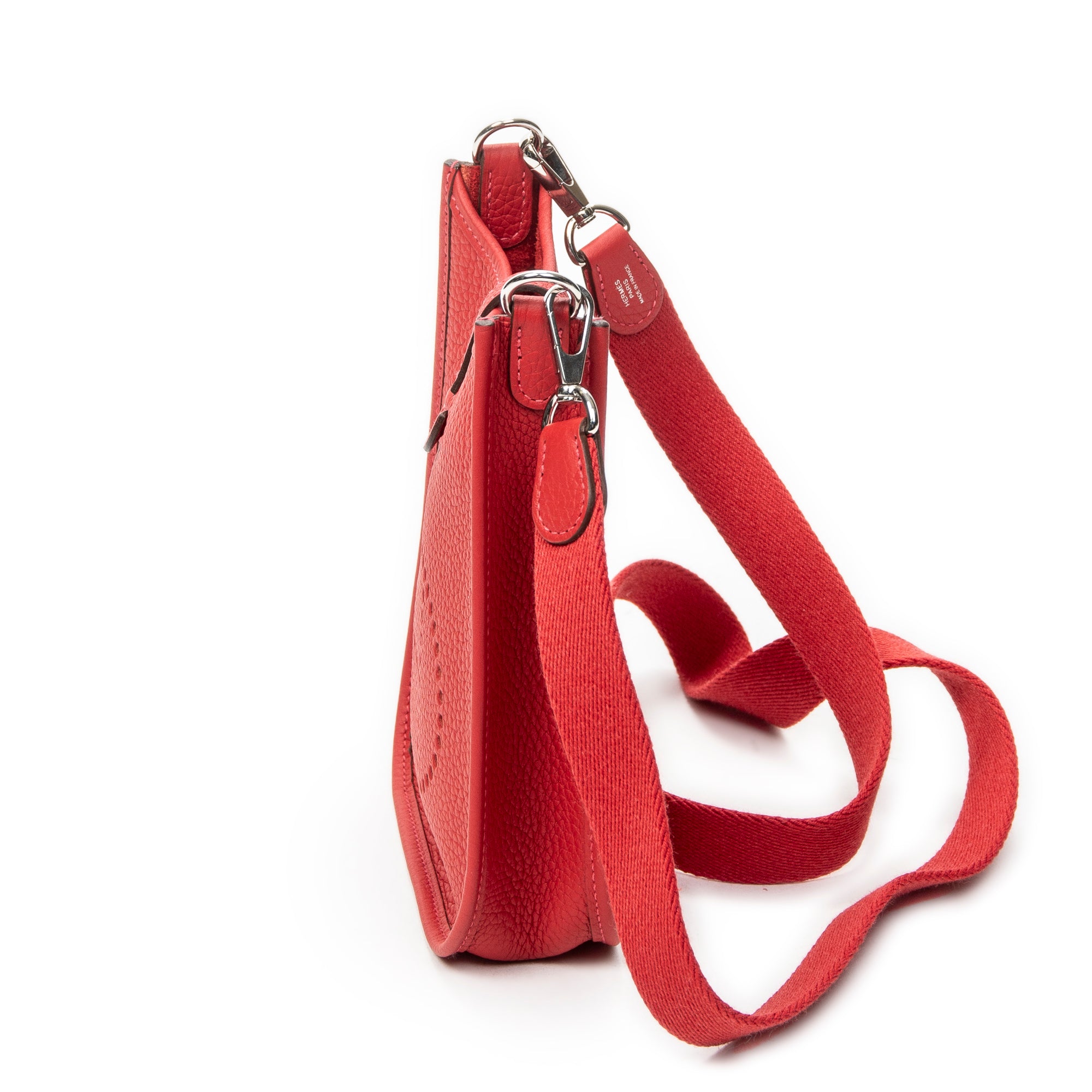 Shoulder Bag Evelyne TPM Rouge Casaque Clemence Leather