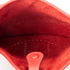 Shoulder Bag Evelyne TPM Rouge Casaque Clemence Leather