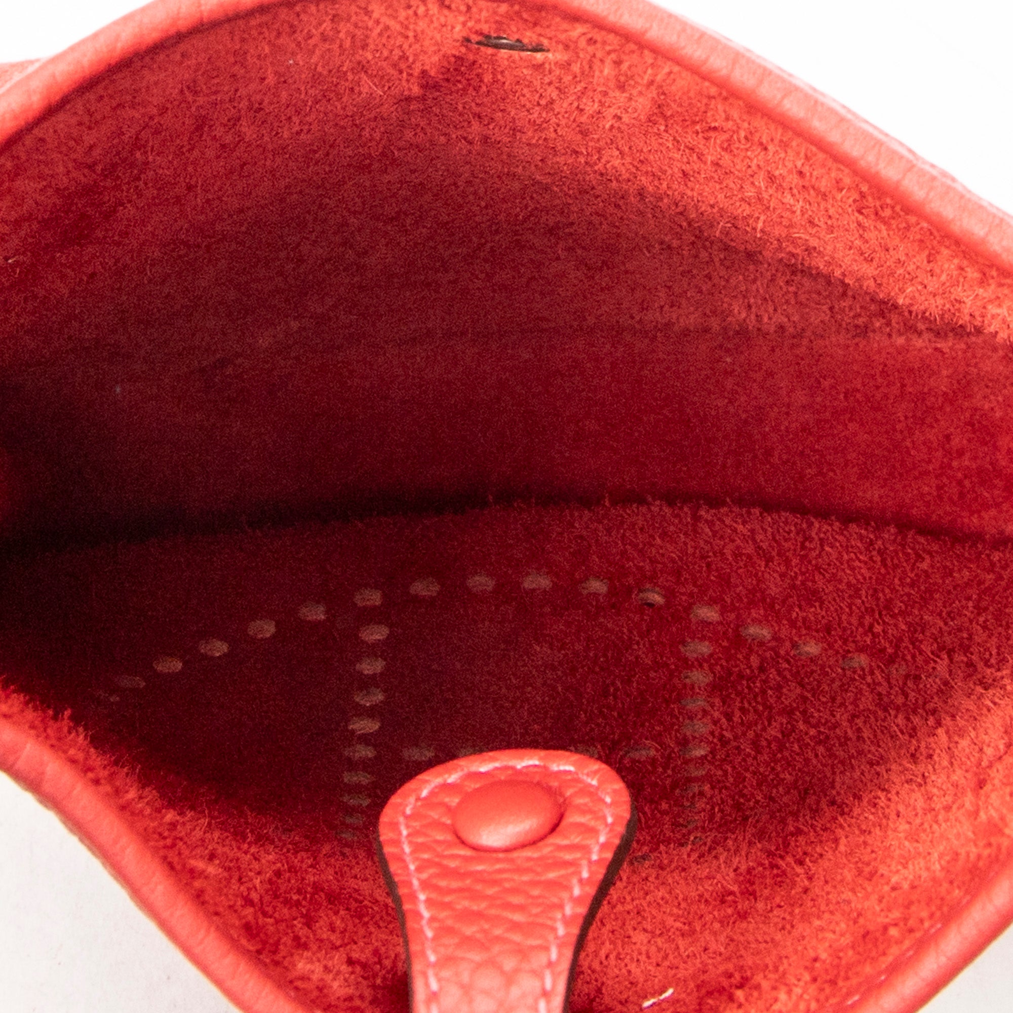 Shoulder Bag Evelyne TPM Rouge Casaque Clemence Leather
