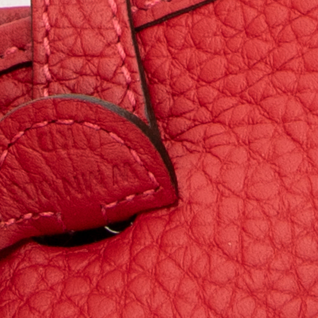 Shoulder Bag Evelyne TPM Rouge Casaque Clemence Leather