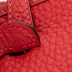 Shoulder Bag Evelyne TPM Rouge Casaque Clemence Leather