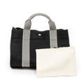 Handbag Cannes Tote PM Black Toile Officier Canvas