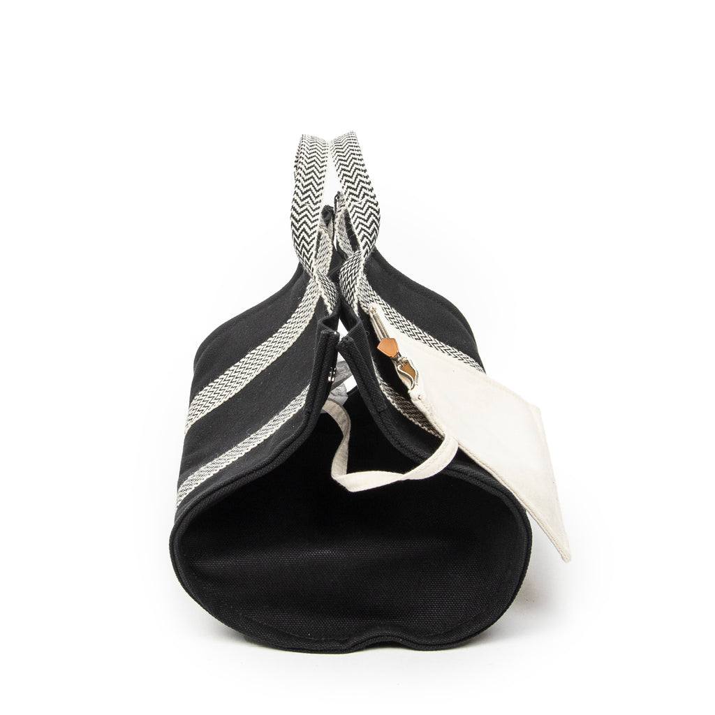 Handbag Cannes Tote PM Black Toile Officier Canvas