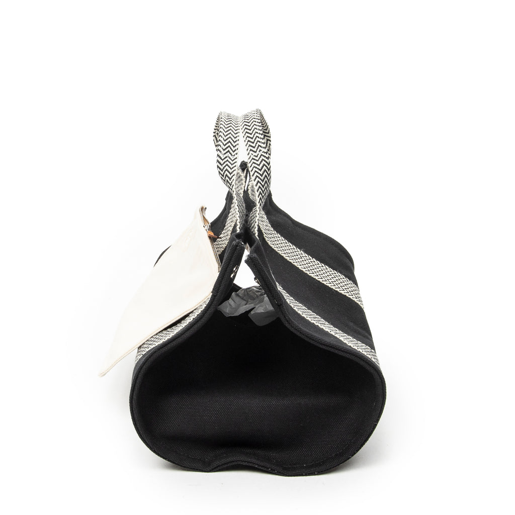 Handbag Cannes Tote PM Black Toile Officier Canvas