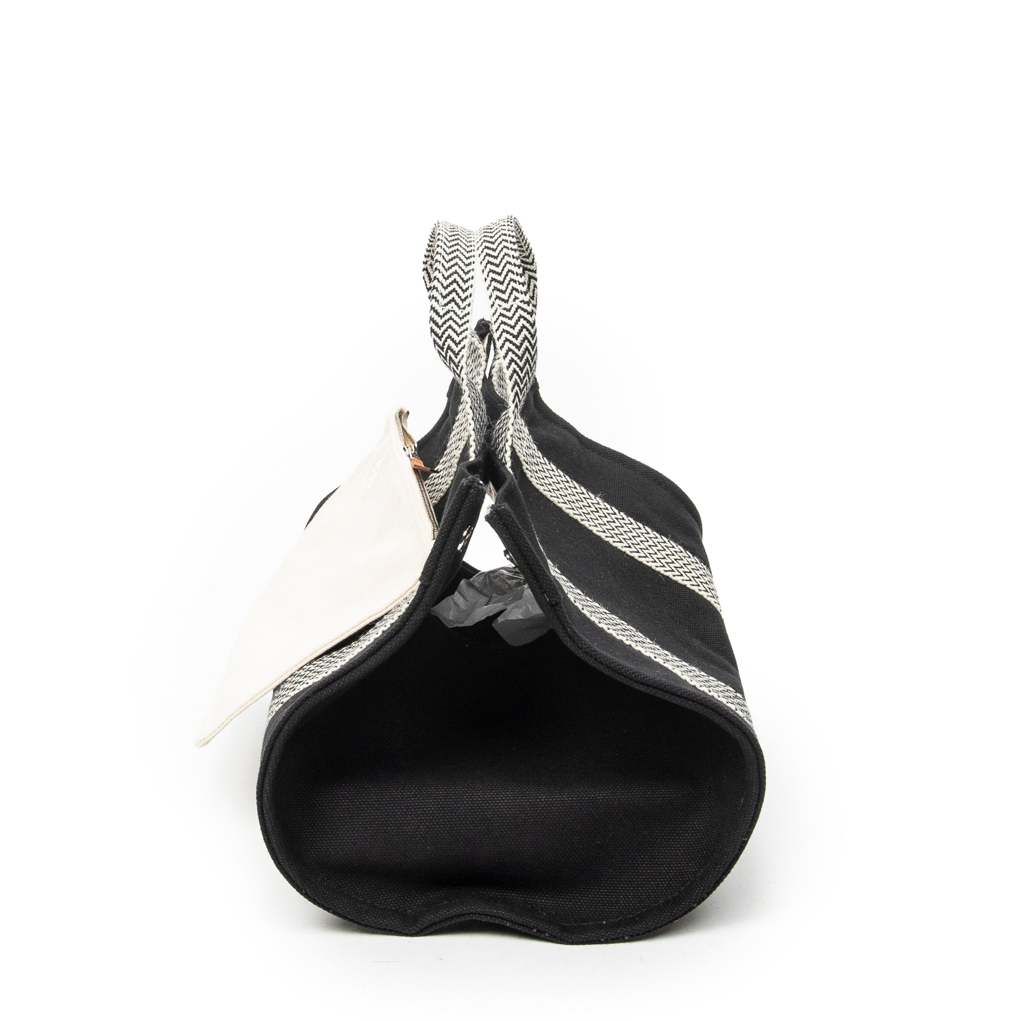 Handbag Cannes Tote PM Black Toile Officier Canvas