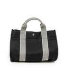 Handbag Cannes Tote PM Black Toile Officier Canvas