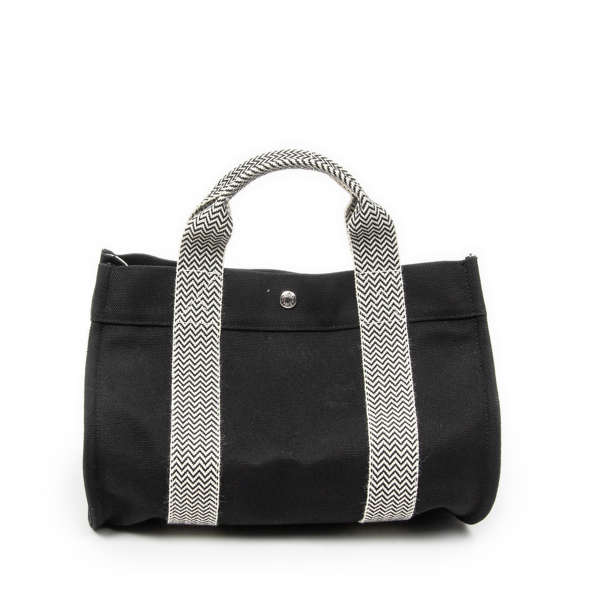 Handbag Cannes Tote PM Black Toile Officier Canvas