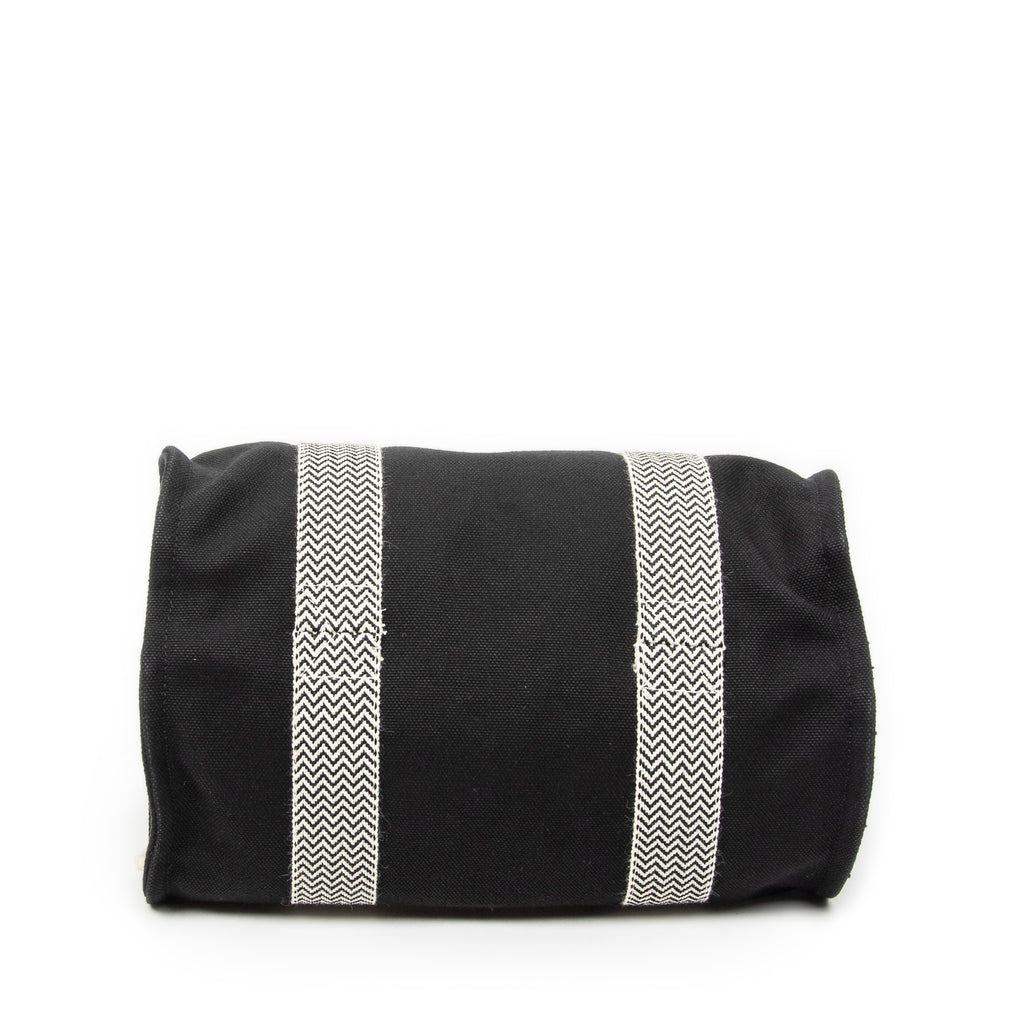 Handbag Cannes Tote PM Black Toile Officier Canvas