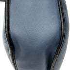 Shoulder Bag Sophia Messenger Blue Calfskin Leather