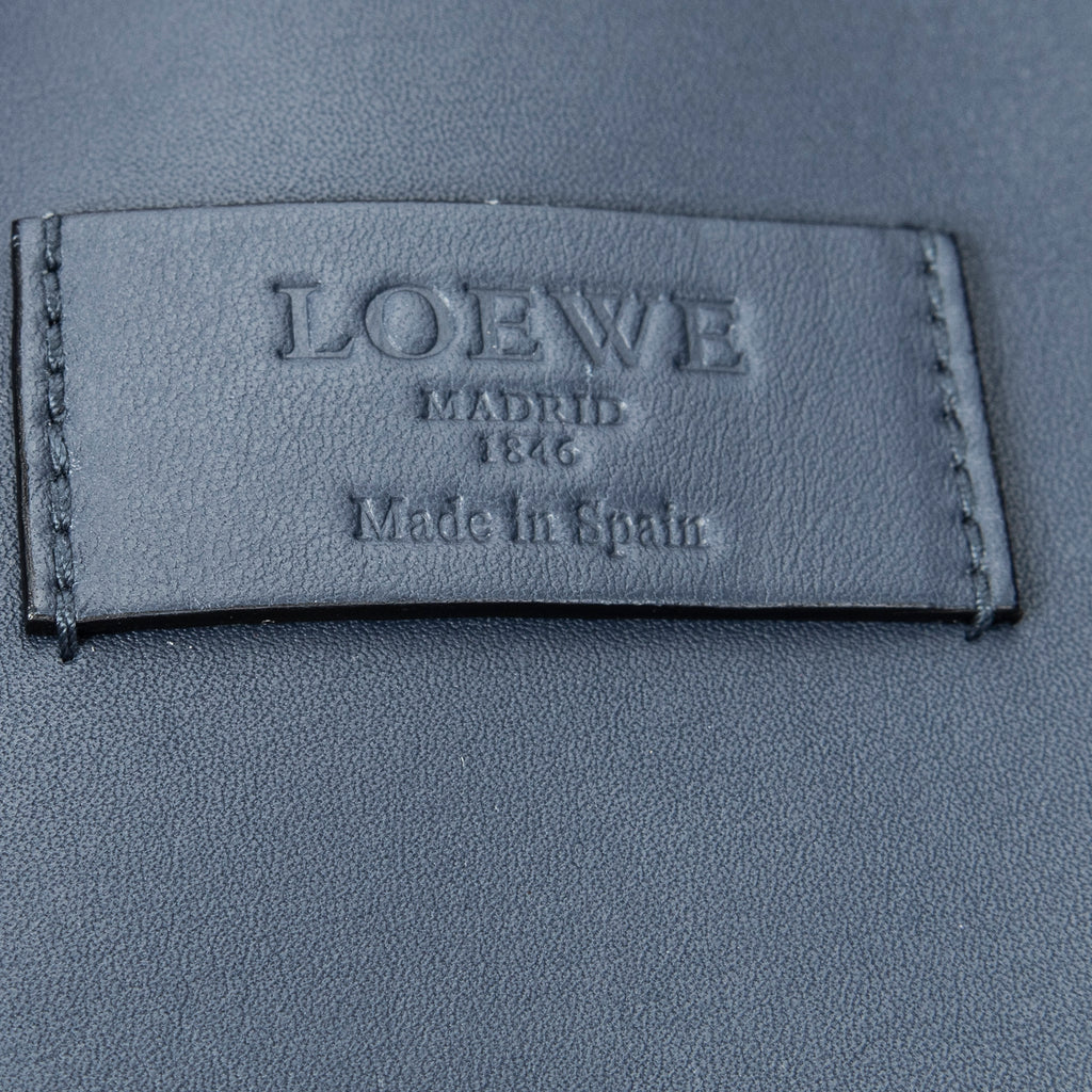 Shoulder Bag Sophia Messenger Blue Calfskin Leather
