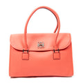 Shoulder Bag Alamo 36 Pink Grained Calfskin Leather