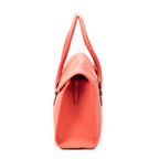 Shoulder Bag Alamo 36 Pink Grained Calfskin Leather