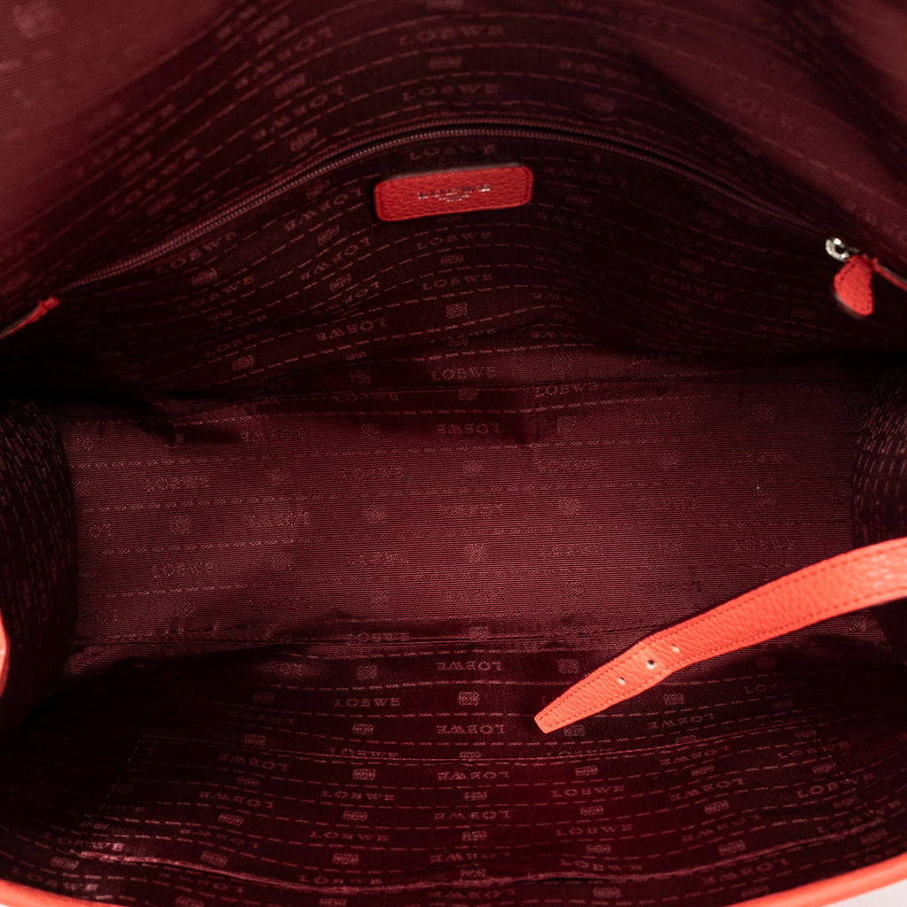 Shoulder Bag Alamo 36 Pink Grained Calfskin Leather