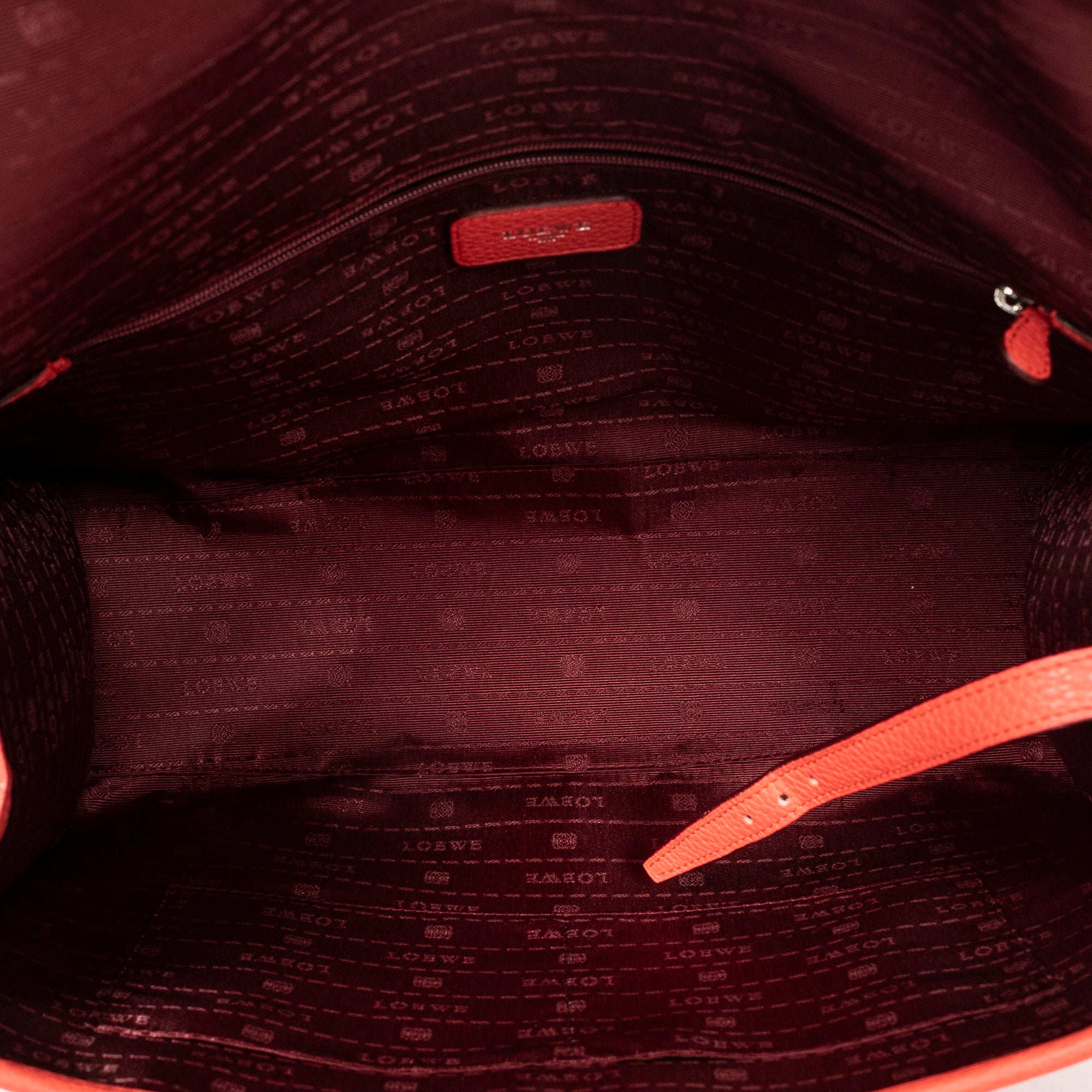 Shoulder Bag Alamo 36 Pink Grained Calfskin Leather