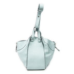 Shoulder Bag Large Hammock Light Blue Calfskin Leather