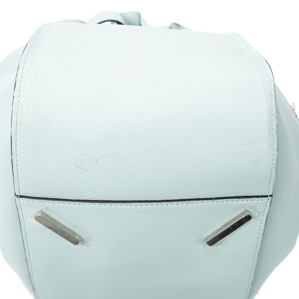 Shoulder Bag Large Hammock Light Blue Calfskin Leather