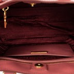 Shoulder Bag Small Open Tote Light Pink Saffiano Leather