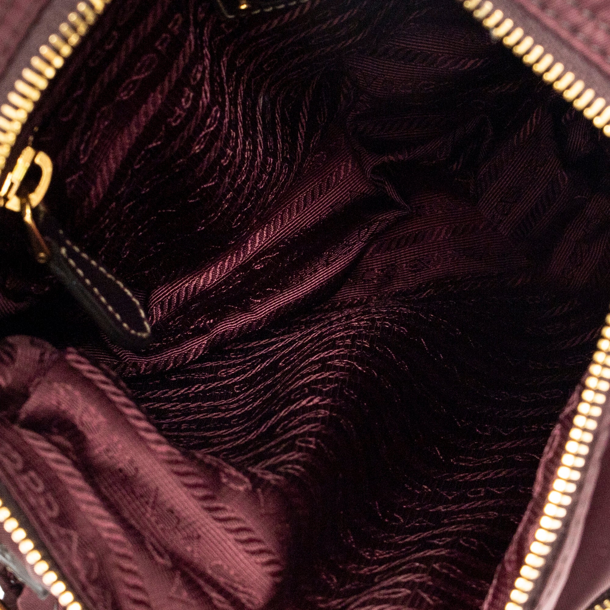 Shoulder Bag Small Flap Buckle Messenger Burgundy Nylon Canvas