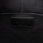 Clutch Cassandre Clutch Black Quilted Chevron Leather