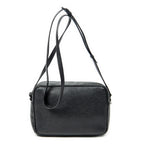 Shoulder Bag Lou Camera Bag Black Goatskin Leather
