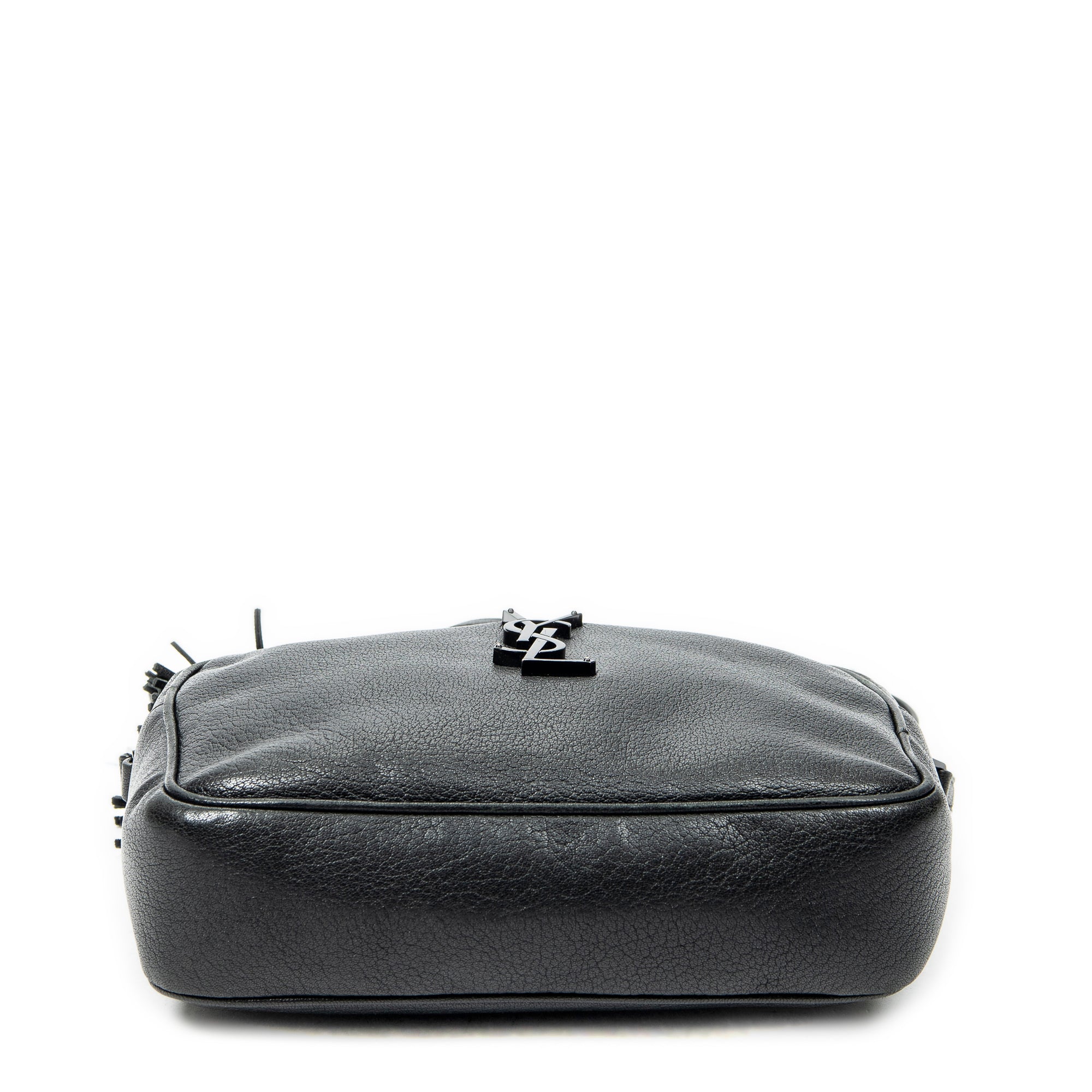 Shoulder Bag Lou Camera Bag Black Goatskin Leather