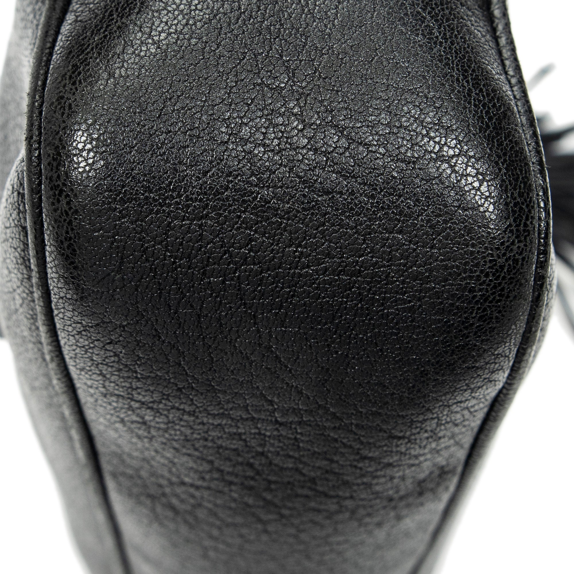 Shoulder Bag Lou Camera Bag Black Goatskin Leather