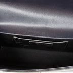 Shoulder Bag Medium Kate Navy Grain de Poudre Leather