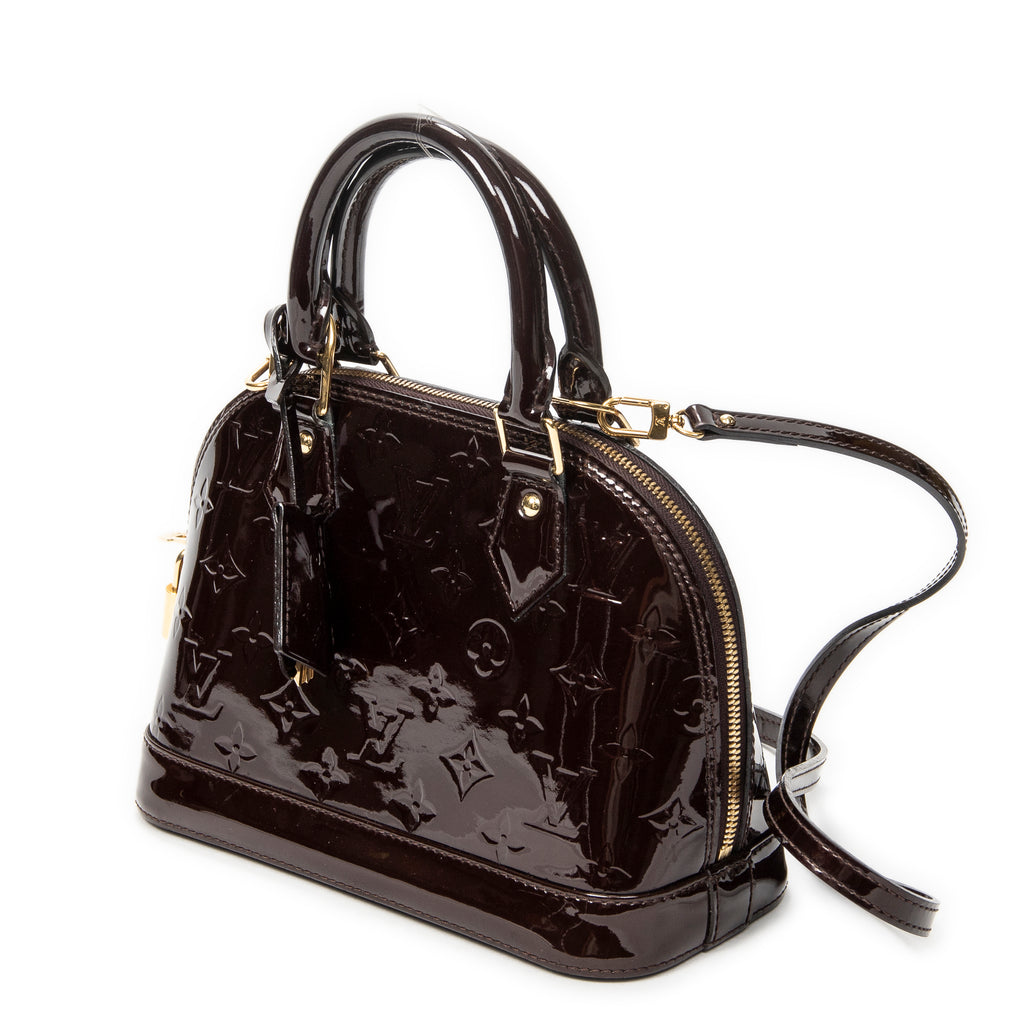 Shoulder Bag Alma BB Amarante Monogram Vernis