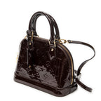 Shoulder Bag Alma BB Amarante Monogram Vernis