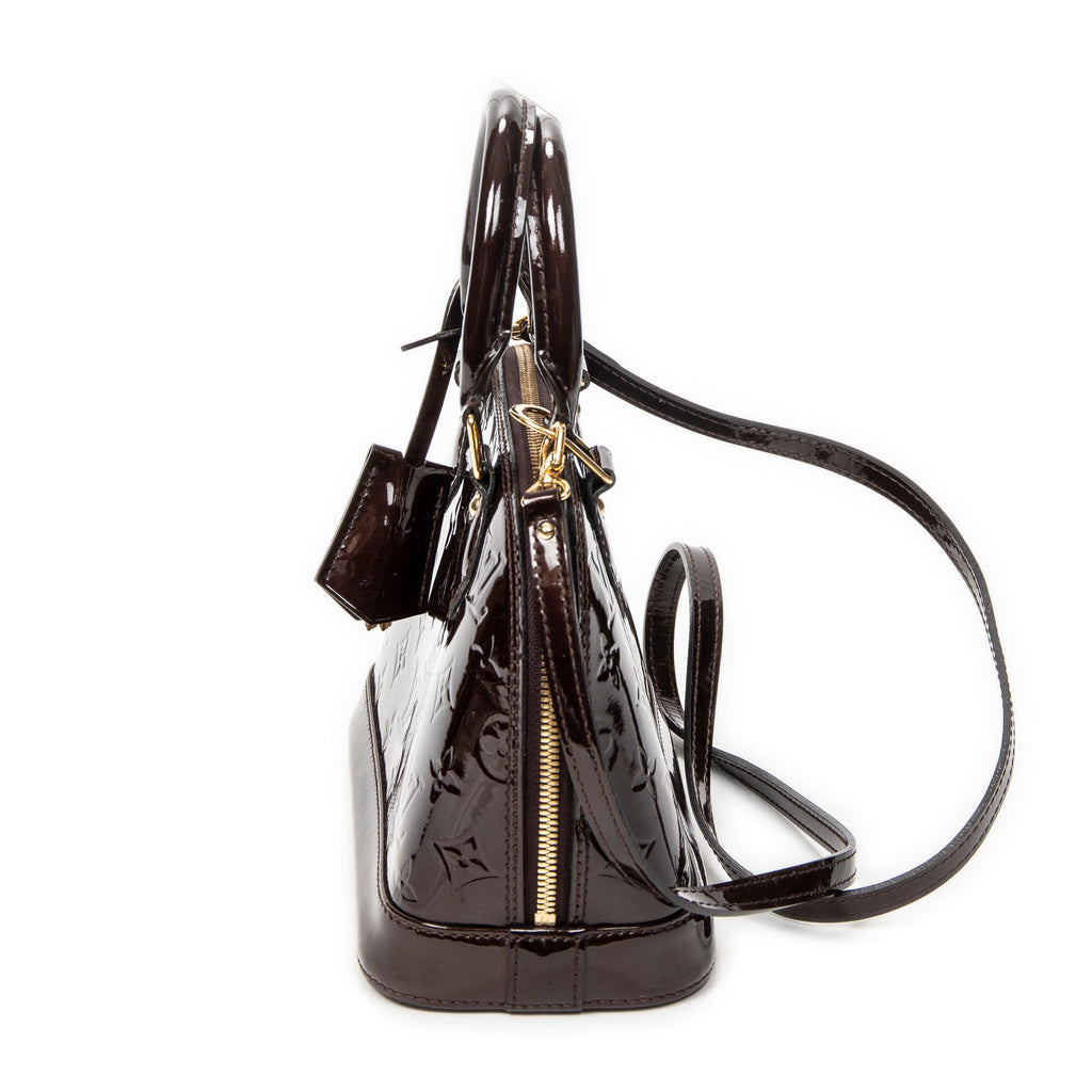 Shoulder Bag Alma BB Amarante Monogram Vernis