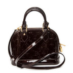 Shoulder Bag Alma BB Amarante Monogram Vernis