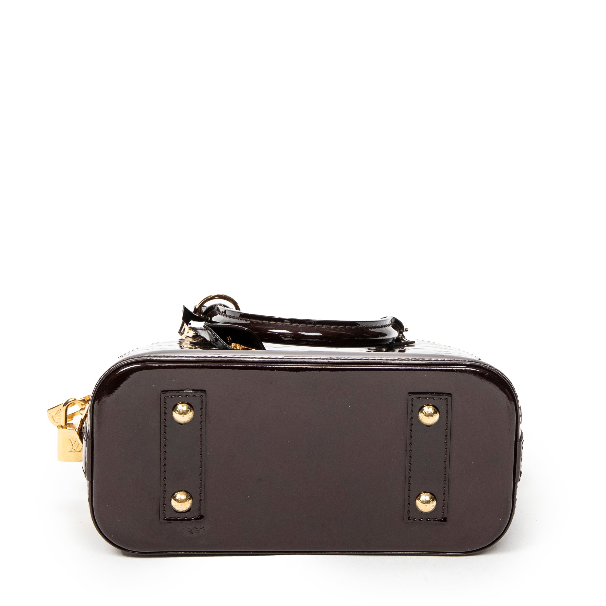 Shoulder Bag Alma BB Amarante Monogram Vernis