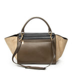 Shoulder Bag Medium Trapeze Black Calfskin Leather