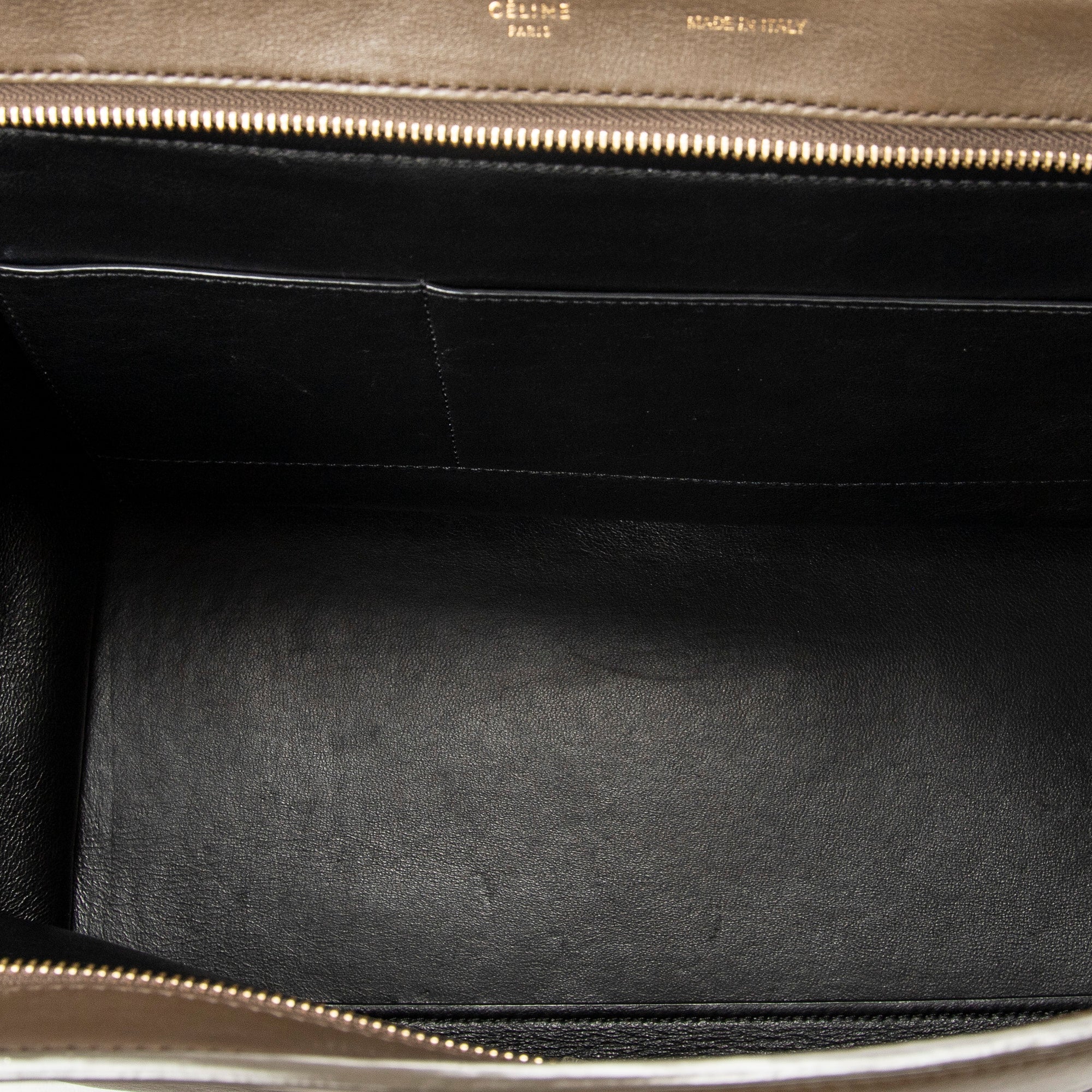 Shoulder Bag Medium Trapeze Black Calfskin Leather