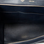 Shoulder Bag Medium Trapeze Orange Calfskin Leather