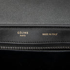 Shoulder Bag Small Trapeze Taupe Calfskin Leather