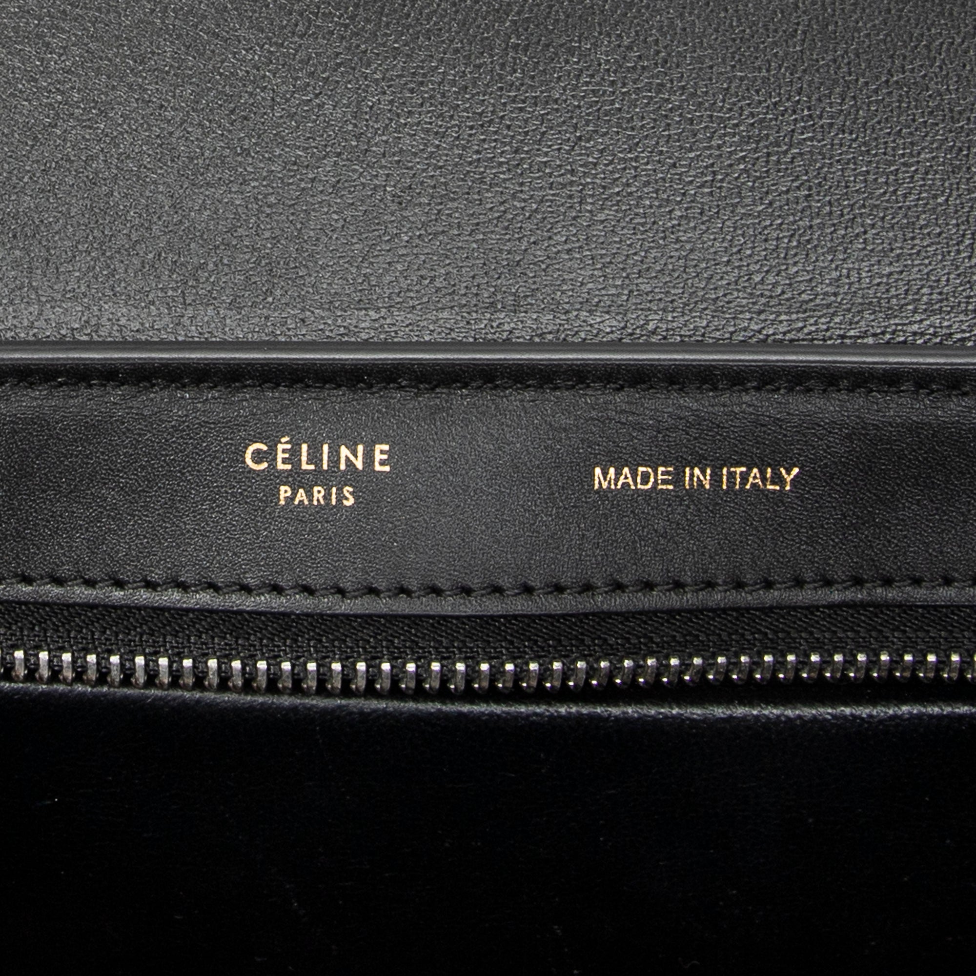 Shoulder Bag Small Trapeze Taupe Calfskin Leather