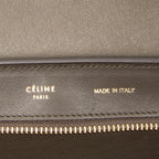 Shoulder Bag Medium Trapeze Yellow Calfskin Leather