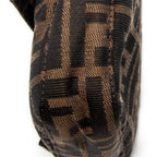 Shoulder Bag Baguette Brown Zucca Canvas