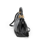 Shoulder Bag Mini Peekaboo Black Calfskin Leather