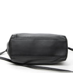 Shoulder Bag Mini Peekaboo Black Calfskin Leather