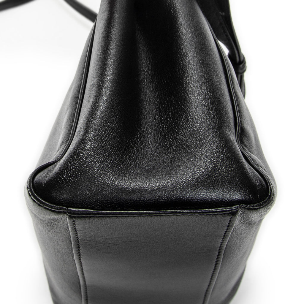 Shoulder Bag Mini Peekaboo Black Calfskin Leather