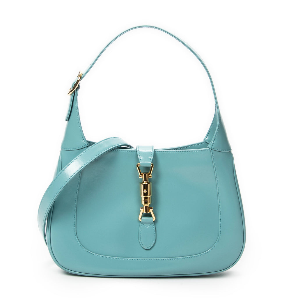 Shoulder Bag Small Jackie 1961 Light Blue Calfskin Leather