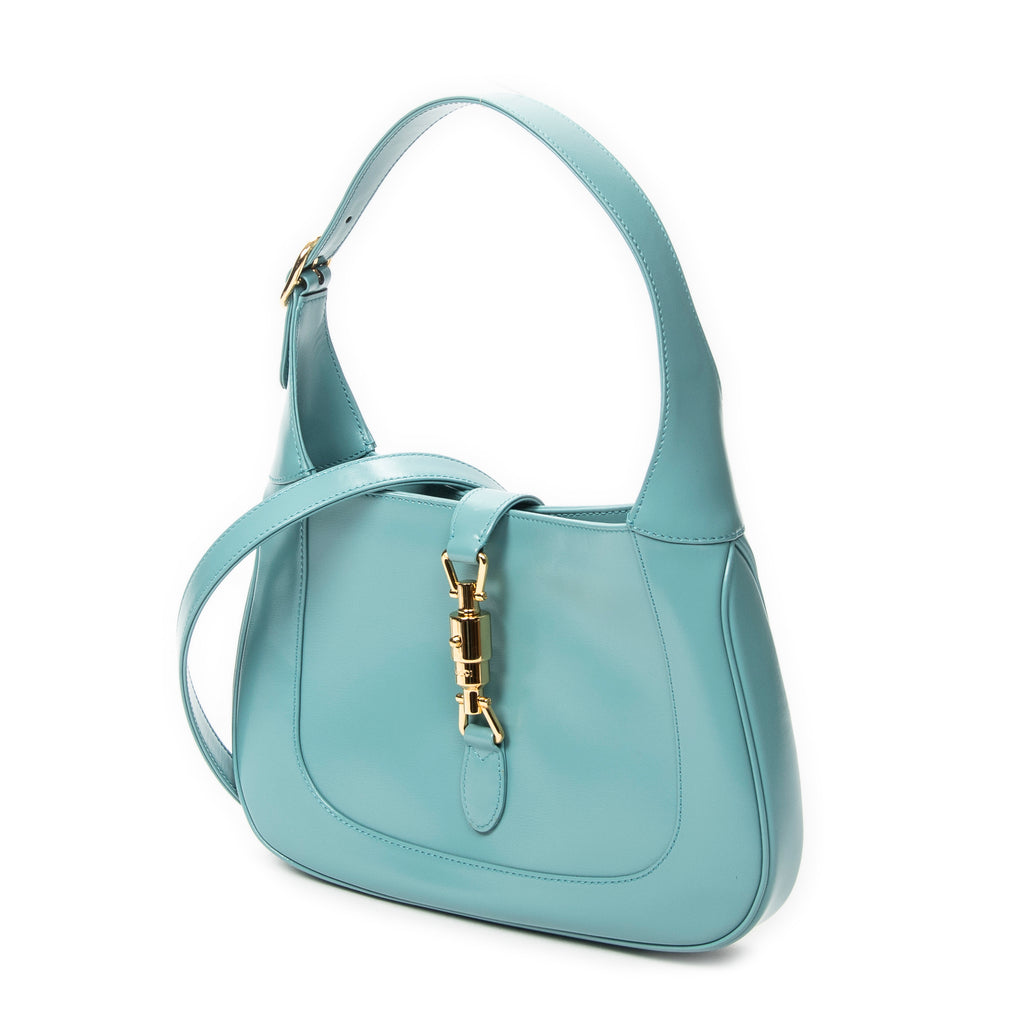 Shoulder Bag Small Jackie 1961 Light Blue Calfskin Leather