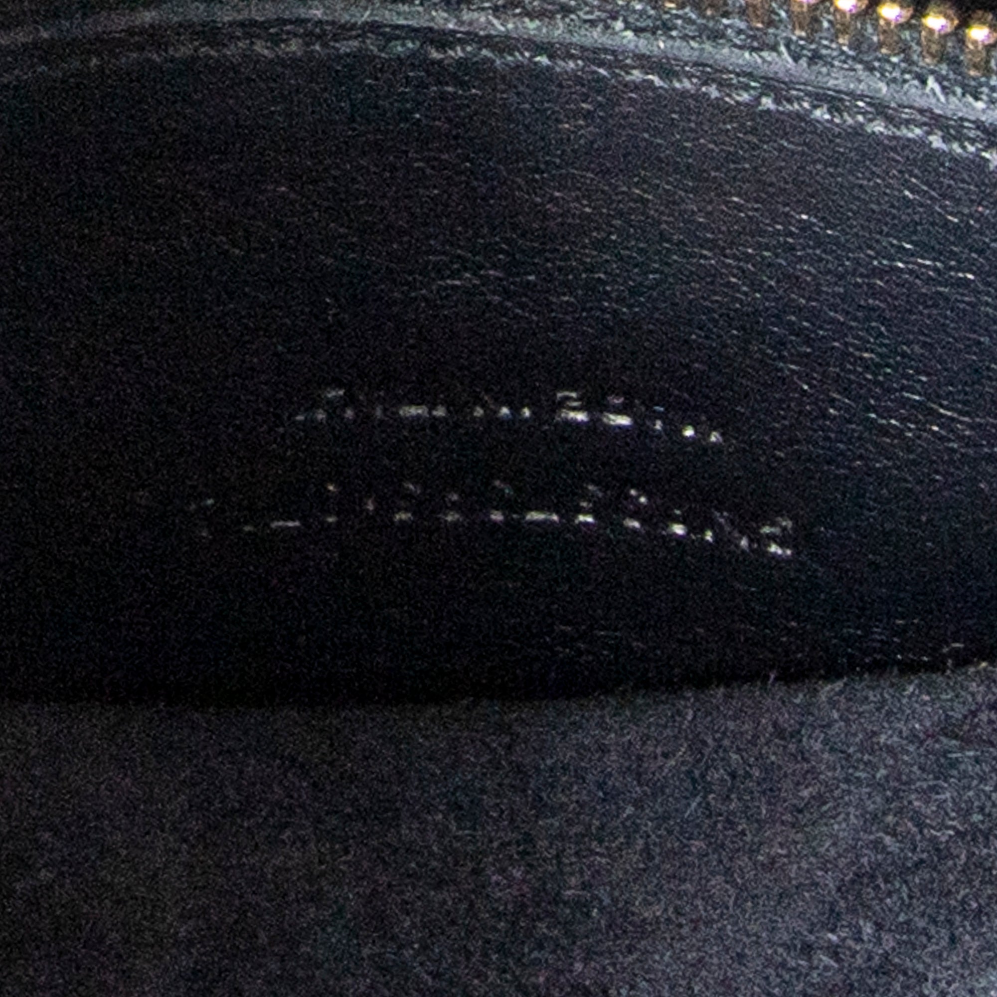 Shoulder Bag Small Monogram Cabas Navy Calfskin Leather